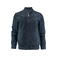 Cazadora bomber de piel reciclada mujer Heritage Jacket Woman. Color azul marino.