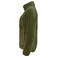 Chaqueta polar sherpa bicolor reciclada mujer Kingsley Woman. Color moss green.
