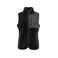Chaleco polar combinada reciclada mujer Kingsley Vest Woman. Color negro.