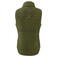 Chaleco polar combinada reciclada mujer Kingsley Vest Woman. Color moss green.