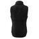 Chaleco polar combinada reciclada mujer Kingsley Vest Woman. Color negro.