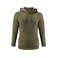 Sudadera con capucha sostenible mujer Hardin Woman. Color moss green.