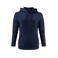 Sudadera con capucha sostenible mujer Hardin Woman. Color azul marino.