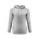 Sudadera con capucha sostenible mujer Hardin Woman. Color gris.