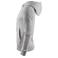 Sudadera con capucha sostenible mujer Hardin Woman. Color gris.