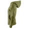 Sudadera con capucha sostenible mujer Hardin Woman. Color moss green.