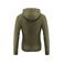 Sudadera con capucha sostenible mujer Hardin Woman. Color moss green.