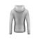Sudadera con capucha sostenible mujer Hardin Woman. Color gris.