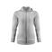 Sudadera con capucha y cremallera sostenible mujer Westwood Heights Woman. Color gris.