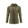 Sudadera con capucha y cremallera sostenible mujer Westwood Heights Woman. Color moss green.