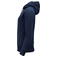 Sudadera con capucha y cremallera sostenible mujer Westwood Heights Woman. Color azul marino.