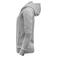 Sudadera con capucha y cremallera sostenible mujer Westwood Heights Woman. Color gris.
