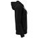 Sudadera con capucha y cremallera sostenible mujer Westwood Heights Woman. Color negro.