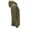 Sudadera con capucha y cremallera sostenible mujer Westwood Heights Woman. Color moss green.