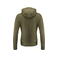Sudadera con capucha y cremallera sostenible mujer Westwood Heights Woman. Color moss green.
