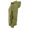 Sudadera con capucha y cremallera reciclada mujer Keyport Woman. Color moss green.