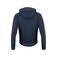Sudadera con capucha y cremallera reciclada mujer Keyport Woman. Color azul marino.