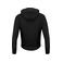 Sudadera con capucha y cremallera reciclada mujer Keyport Woman. Color negro.
