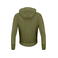 Sudadera con capucha y cremallera reciclada mujer Keyport Woman. Color moss green.