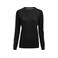Jersey punto estructurado sostenible mujer Scarsdale Sweater Woman. Color negro.