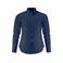 Camisa de manga larga Easycare mujer Acton Woman. Color azul marino.