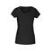 Camiseta premium ecol&oacute;gica mujer Twoville Woman. Color negro.