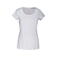 Camiseta premium ecol&oacute;gica mujer Twoville Woman. Color blanco.