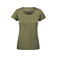 Camiseta premium ecol&oacute;gica mujer Twoville Woman. Color moss green.