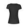 Camiseta premium ecol&oacute;gica mujer Twoville Woman. Color negro.