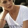 Camiseta cuello pico ecológica mujer Whailford Woman. .