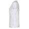Camiseta cuello pico ecológica mujer Whailford Woman. Color blanco.