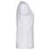 Camiseta cuello pico ecológica mujer Whailford Woman. Color blanco.
