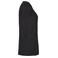 Camiseta cuello pico ecológica mujer Whailford Woman. Color negro.