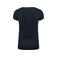 Camiseta cuello pico ecológica mujer Whailford Woman. Color azul marino.