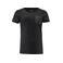 Camiseta con bolsillo orgánica orgánica mujer Walcott Woman. Color negro.