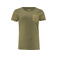 Camiseta con bolsillo orgánica orgánica mujer Walcott Woman. Color moss green.