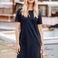 Camiseta vestido ecológica orgánica mujer American T-shirt Dress Woman. .