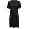 Camiseta vestido ecológica orgánica mujer American T-shirt Dress Woman. Color negro.