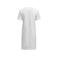 Camiseta vestido ecológica orgánica mujer American T-shirt Dress Woman. Color blanco.