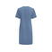 Camiseta vestido ecológica orgánica mujer American T-shirt Dress Woman. Color summer blue.