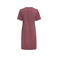 Camiseta vestido ecológica orgánica mujer American T-shirt Dress Woman. Color dusty red.
