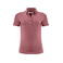 Polo elástico single jersey orgánico mujer American Supreme Woman. Color dusty red.