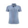 Polo elástico single jersey orgánico mujer American Supreme Woman. Color summer blue.