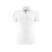 Polo elástico single jersey orgánico mujer American Supreme Woman. Color blanco.