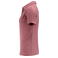 Polo elástico single jersey orgánico mujer American Supreme Woman. Color dusty red.