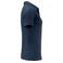 Polo elástico single jersey orgánico mujer American Supreme Woman. Color azul marino.