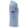 Polo elástico single jersey orgánico mujer American Supreme Woman. Color summer blue.