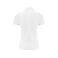 Polo elástico single jersey orgánico mujer American Supreme Woman. Color blanco.