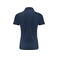 Polo elástico single jersey orgánico mujer American Supreme Woman. Color azul marino.