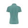 Polo elástico single jersey orgánico mujer American Supreme Woman. Color aloe green.